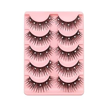 つけまつ毛　キラキラマリア様 Amazon | 5組キラキラ輝くつけまつげ 3D ナチュラル コスプレ